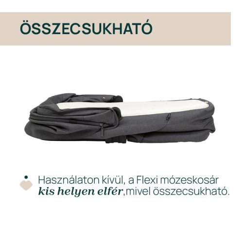 Chicco Flexi mózeskosár csak szettben kapható a Bellagio babakocsihoz Kory Plus hordozóval