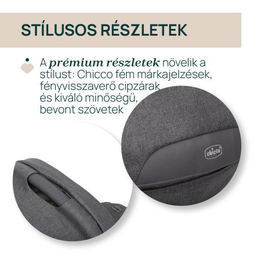Chicco Flexi mózeskosár csak szettben kapható a Bellagio babakocsihoz Kory Plus hordozóval
