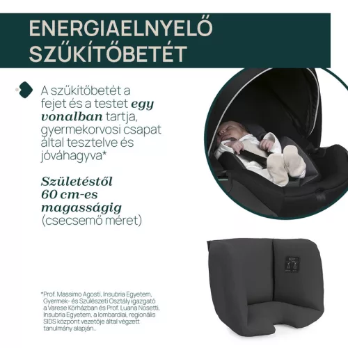 Chicco KORY PLUS I-Size 40-85 cm hordozó autósülés 0+ korcsoport