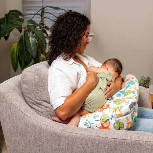 Chicco Boppy Deluxe szoptatós párna formatartó töltettel - fekete