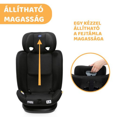 Chicco Mokita I-Size autósülés 76-150 cm - Black