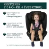 Chicco Mokita I-Size autósülés 76-150 cm 1/2/3 korcsoport - szürke