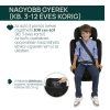 Chicco Mokita I-Size autósülés 76-150 cm 1/2/3 korcsoport - szürke