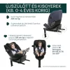 Chicco EVERONE I-SIZE 40-150cm autósülés - Grey Black