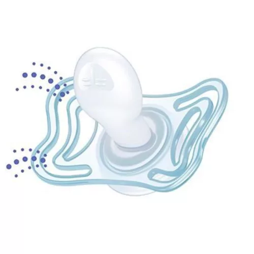 Chicco Physio Forma Light szilikon cumi 2 db, 2-6 hó rózsaszín