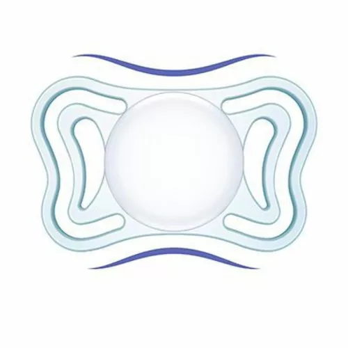 Chicco Physio Forma® Light 16-36 hó cumi 2 db sterilizálós tokban - rózsaszín