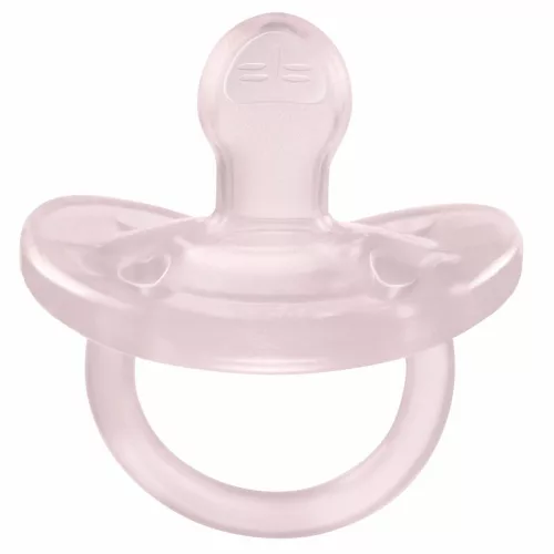 Chicco Physio Soft szilikon cumi 0-6 hó (1 db) - rózsaszín