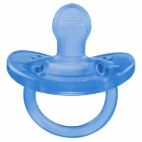   Chicco Physio Forma® Soft 6-16 hó csupa-szilikon cumi 1db csupa puhaság - kék