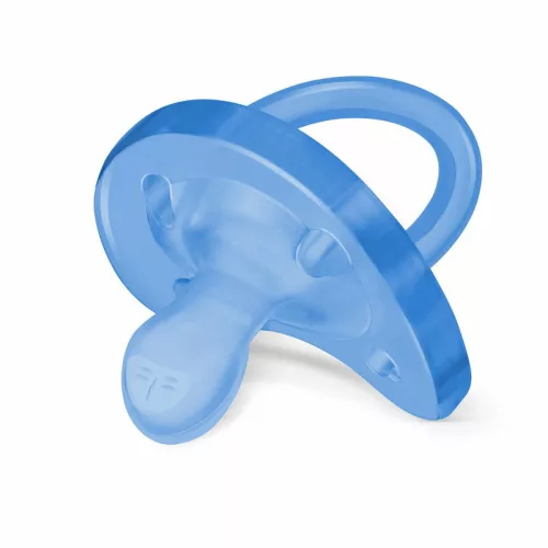 Chicco Physio Forma® Soft 16-36 hó csupa-szilikon cumi 1 db csupa puhaság - kék