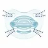 Chicco Physio Forma® Soft 16-36 hó csupa-szilikon cumi 1 db csupa puhaság - kék