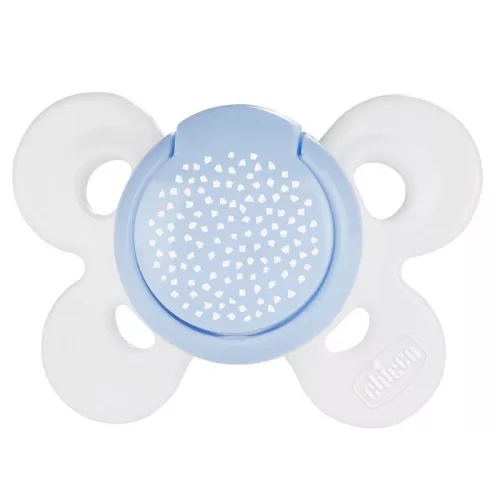 Chicco Physio Comfort szilikon cumi, 1db, 0-6 hó, kék