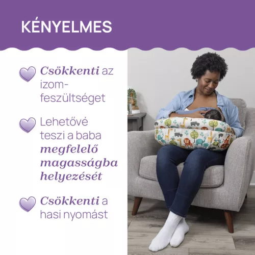 Chicco Boppy Deluxe szoptatós párna formatartó töltettel