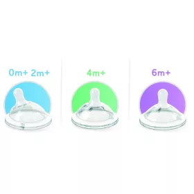   Chicco NaturalFeeling 2 db kétsebesség etetőcumi változtatható áramlás