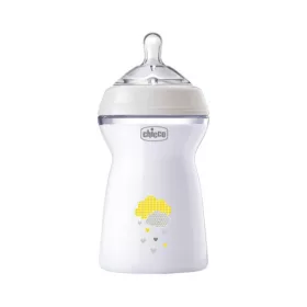   Chicco NaturalFeeling mintás, műanyag cumisüveg, 330 ml, uniszex