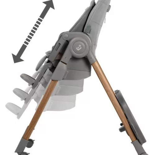 Maxi-Cosi Minla PLUS etetőszék 60 kg-ig kétféle ülőrésszel 0-14 év - Elegance Graphite