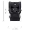 Britax Römer Dualfix Plus gyerekülés - Style Teak