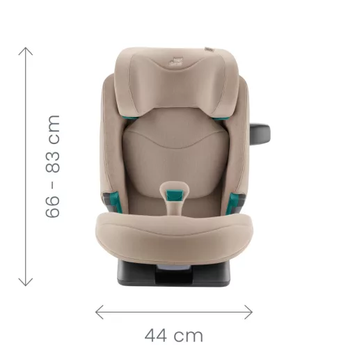 Britax Römer Safefix gyerekülés 100-150 cm - Deep Black