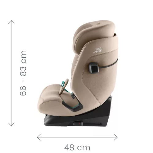 Britax Römer Safefix gyerekülés 100-150 cm - Deep Grey