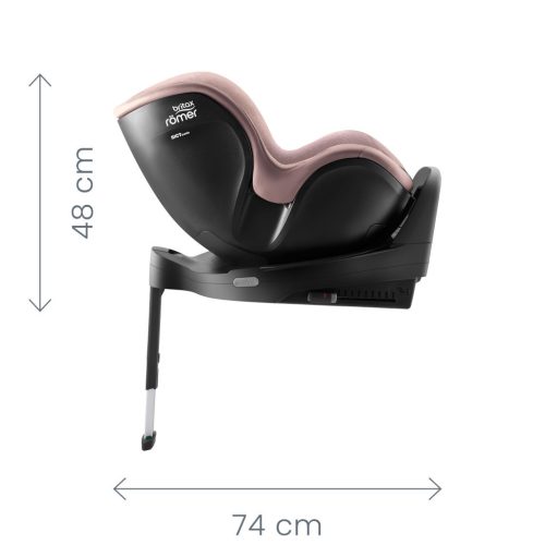 Britax Römer gyerekülés Dualfix Pro Style - Dusty Rose