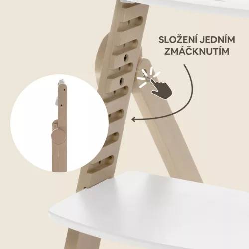 Zopa Clipp & Clapp fa etetőszék Black
