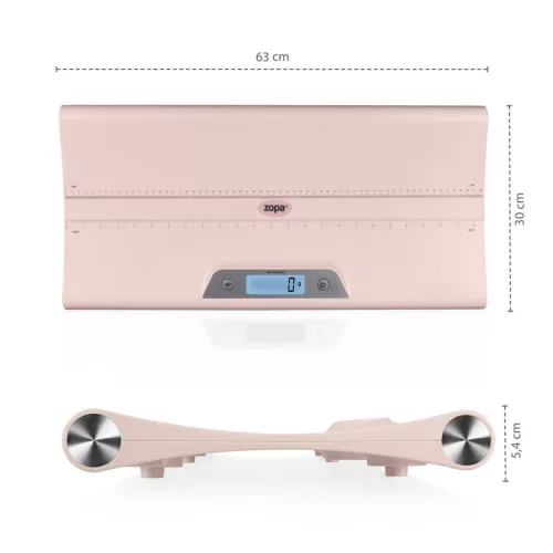 Zopa Digitális babamérleg, rózsaszín Pink