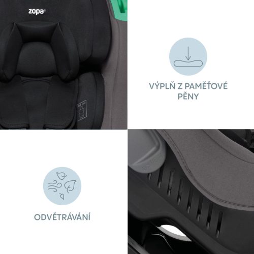 Zopa Verso R129 gyerekülés Aquatic Green