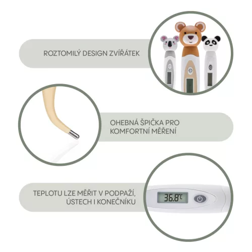 Zopa Digitális hőmérő rugalmas heggyel - Bear