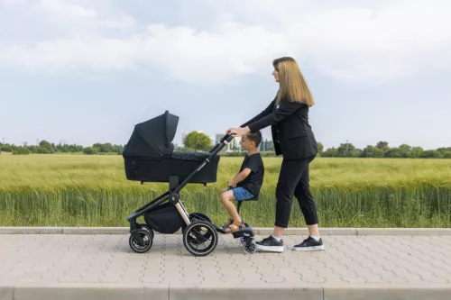 Zopa Segboard 2 ülés a babakocsi fellépőhöz, fekete Black