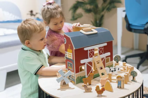 Zopa Fa hordozható készségfejlesztő farm