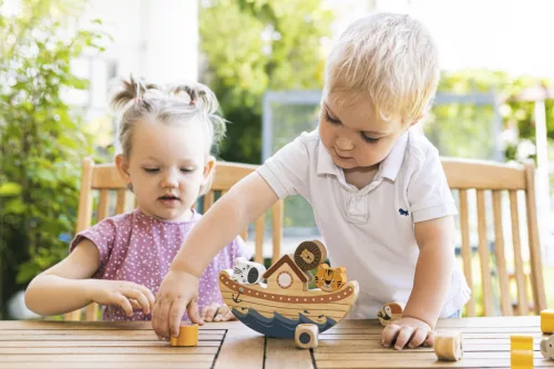 Zopa Fa egyensúlyozó játék - Bárka Wood