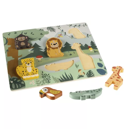Zopa Fa puzzle - dzsungel Wood