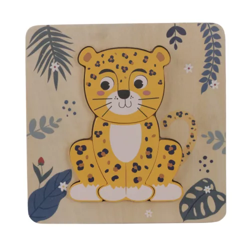 Zopa Fa kis puzzle - Leopard