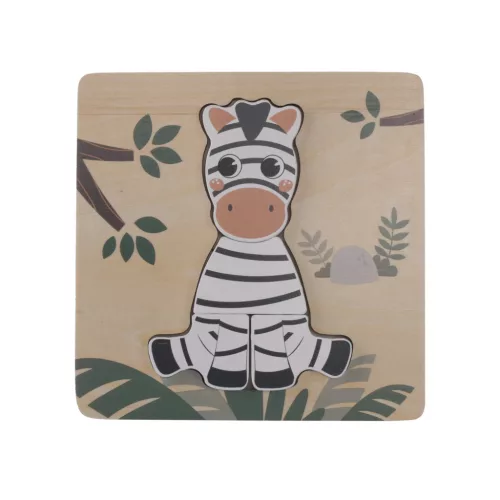 Zopa Fa kis puzzle - zebra Zebra