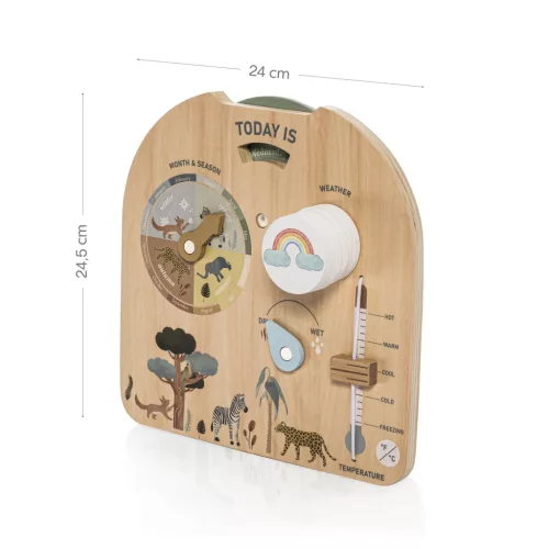 Zopa Fa Montessori időjárás tábla