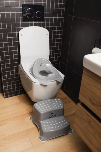 Zopa Racer kétlépcsős fellépő WC-hez/mosdóhoz, szürke/menta Grey/Mint