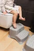 Zopa Unikornis kétlépcsős fellépő WC-hez/mosdóhoz, szürke/rózsaszín Grey/Pink