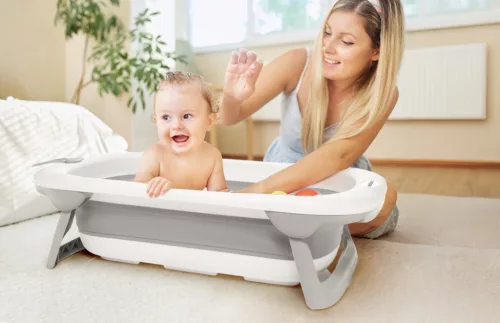 Zopa Aquatico összecsukható babafürdető kád szürke - Grey