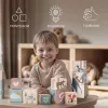 Zopa 10 db-os toronyépítő kocka kartonpapírból