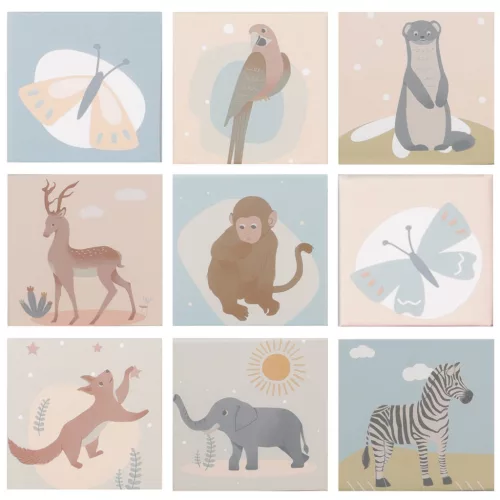 Zopa 10 db-os toronyépítő kocka kartonpapírból