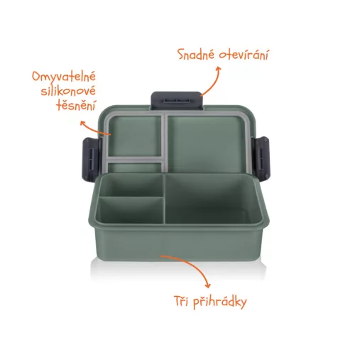 Zopa Uzsonnásdoboz 1120 ml, dínó Dino