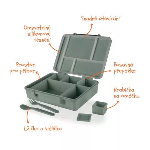 Zopa Uzsonnásdoboz 1330 ml, szafari Safari