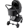 Britax Römer Rio Comfort Core Set 3in1: multifunkciós babakocsi + mózeskosár + Baby-Safe Core hordozó - Carbon Black