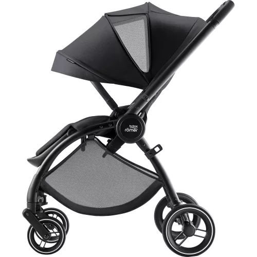 Britax Römer Rio Comfort Core Set 3in1: multifunkciós babakocsi + mózeskosár + Baby-Safe Core hordozó - Carbon Black