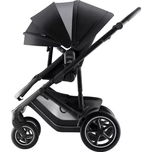 Britax Römer Smile 5Z Comfort Core Set 3in1: multifunkciós babakocsi + mózeskosár + Baby-Safe Core hordozó - Carbon Black