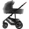 Britax Römer Smile 5Z Comfort Core Set 3in1: multifunkciós babakocsi + mózeskosár + Baby-Safe Core hordozó - Mineral Grey