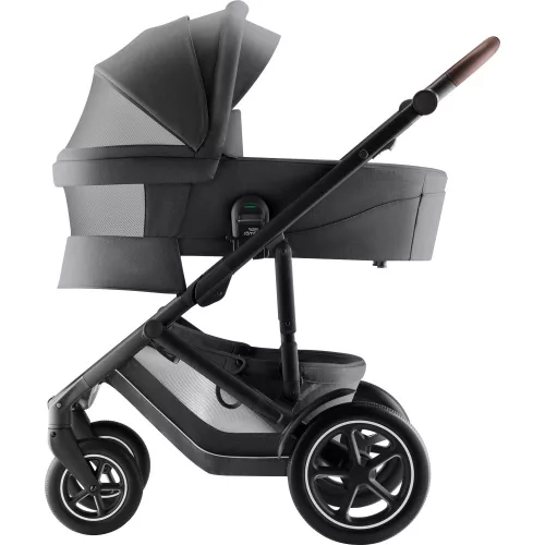 Britax Römer Smile 5Z Comfort Core Set 3in1: multifunkciós babakocsi + mózeskosár + Baby-Safe Core hordozó - Mineral Grey