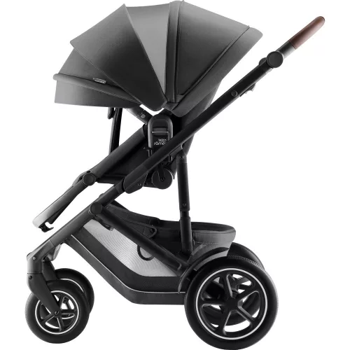 Britax Römer Smile 5Z Comfort Core Set 3in1: multifunkciós babakocsi + mózeskosár + Baby-Safe Core hordozó - Mineral Grey