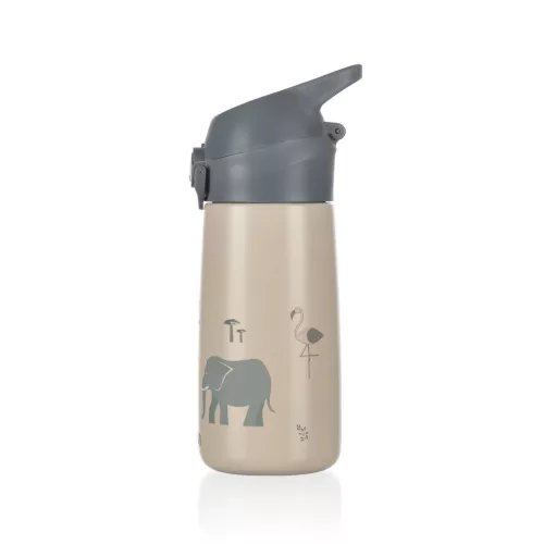 Zopa 400 ml-es termosz cumis szívószállal, szafari Safari