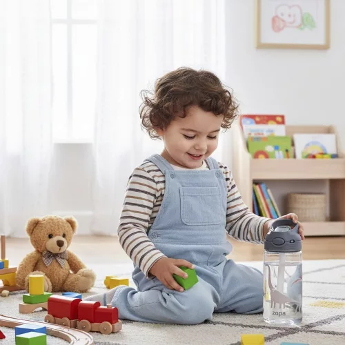 Zopa Tritán sportkulacs 480 ml, dínó Dino