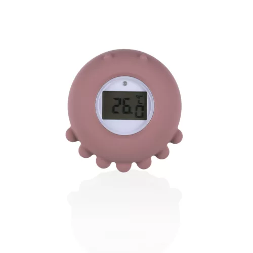 Zopa Szilikon digitális hőmérő 2 az 1-ben - rózsaszín Old Pink